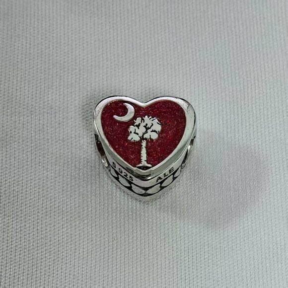 Pandora Charleston SC Exclusive Dangle Charm, S925 Silver Jewelry - Picture 1 of 4